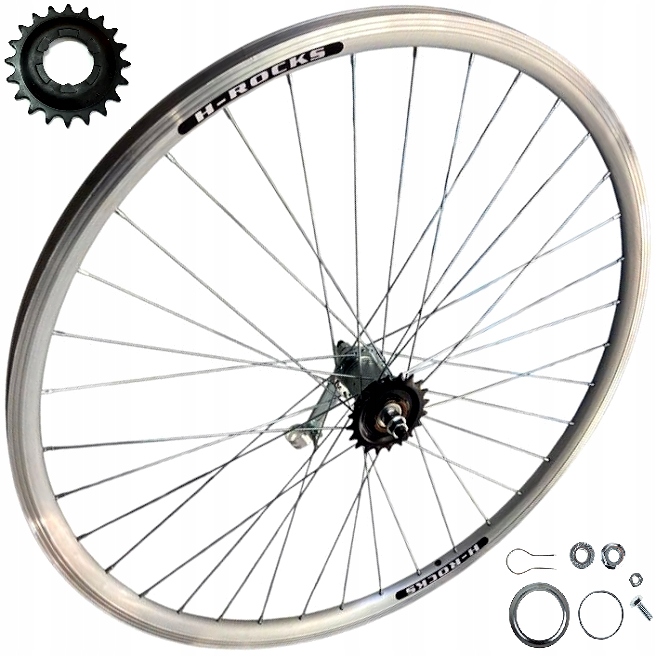 Kompletní kolo zadního kola Torpedo 28 palců Alu, zesílené, kuželové