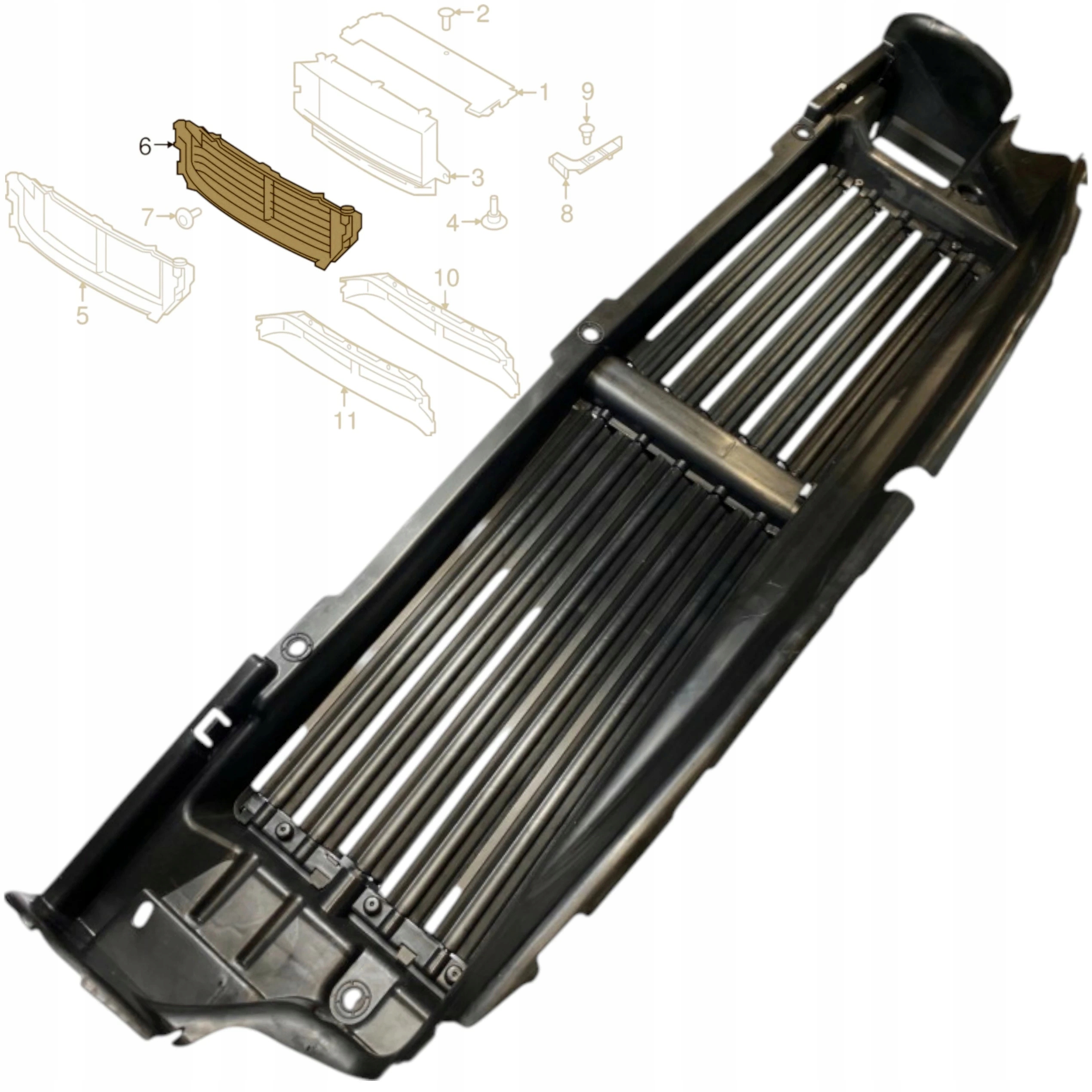 Volvo V90 S90 16+ Vzduchová roleta horní volant žaluzie vstupní 31690201