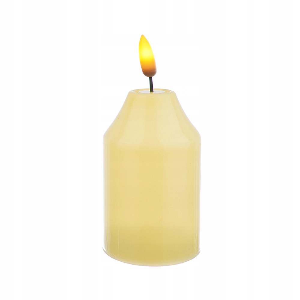 ŚWIECZKA LED NA BATERIE ŚWIECA LAMPKA ŚREDNIA 10CM