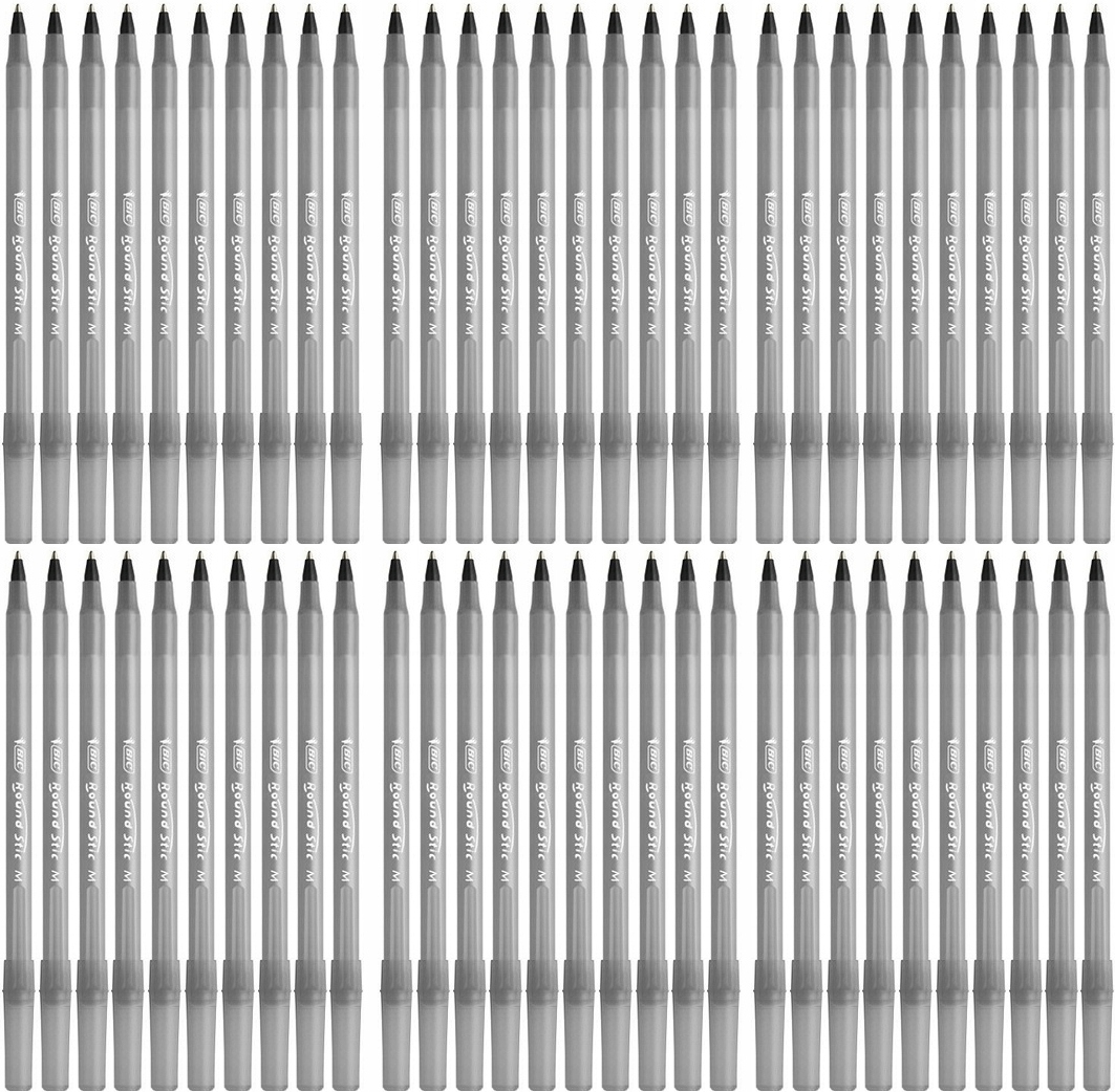 BIC ROUND STIC CLASSIC DŁUGOPIS CZARNY x 60
