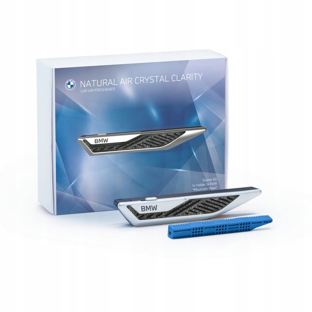 Oryginalny zapach samochodowy zestaw startowy BMW Crystal Clarity