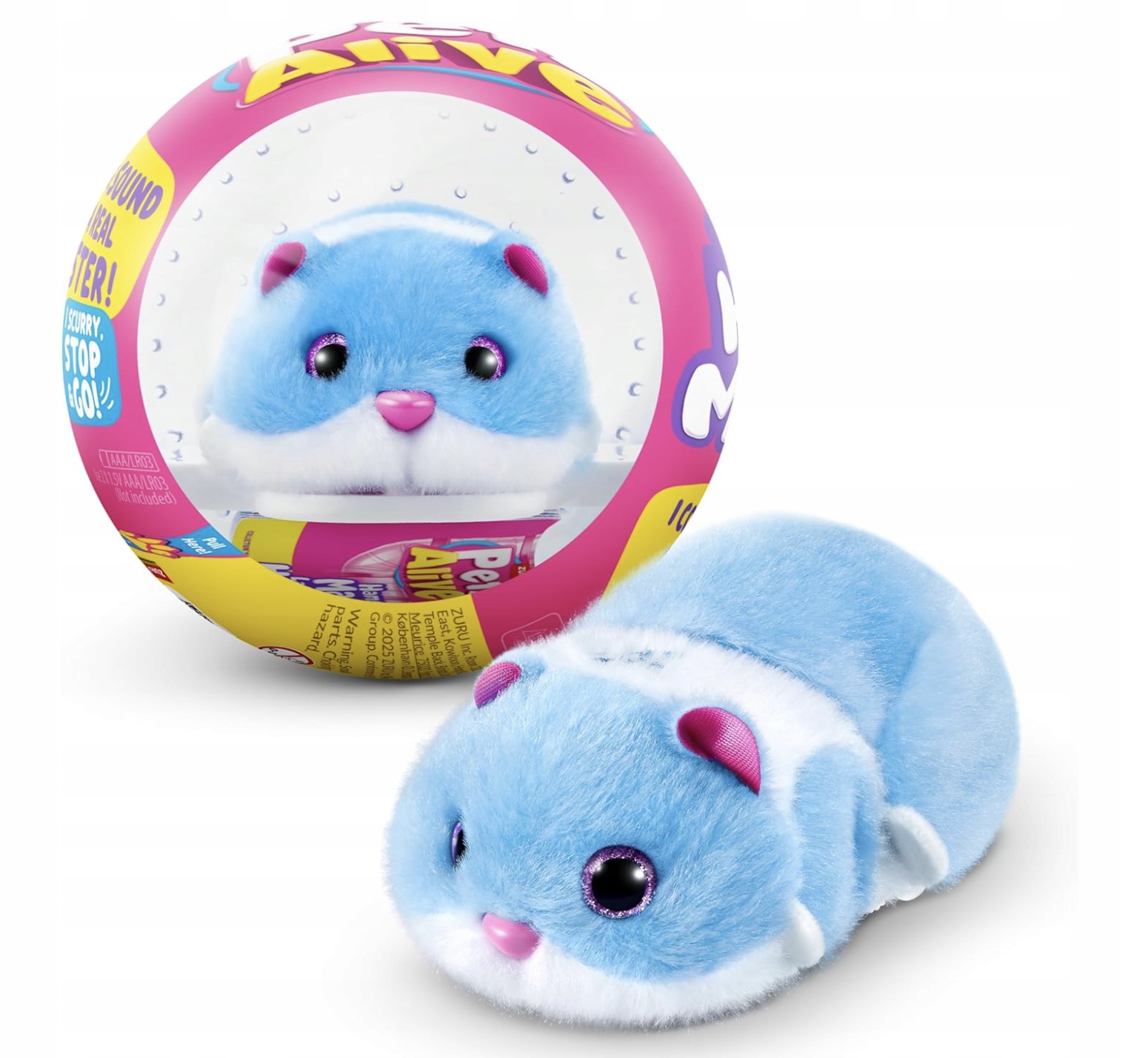 Pets Alive Hamster Mania Křeček Interaktivní Mazlíček Zvuky Dárek