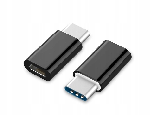 GMB ADAPTER USB TYP C 3.1 3.0 - micro USB CZARNY