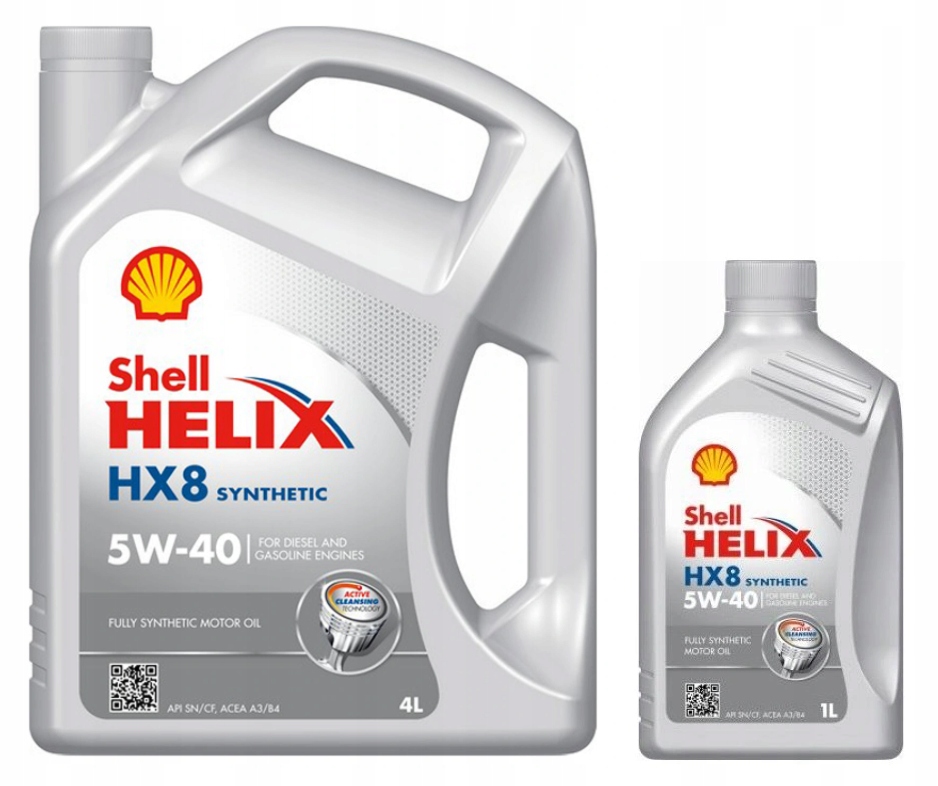 

Shell Helix HX8 Synthetic 5W-40 5L (4+1)