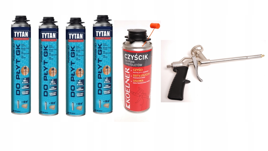 

Pianoklej do płyt Gk 840 x4 Pistolet Czyścik
