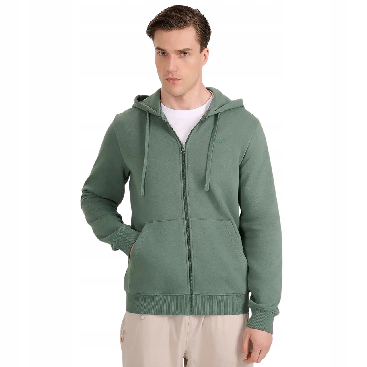 Pánská mikina 4F zelená 4FWAW25TSWSM1982 41S