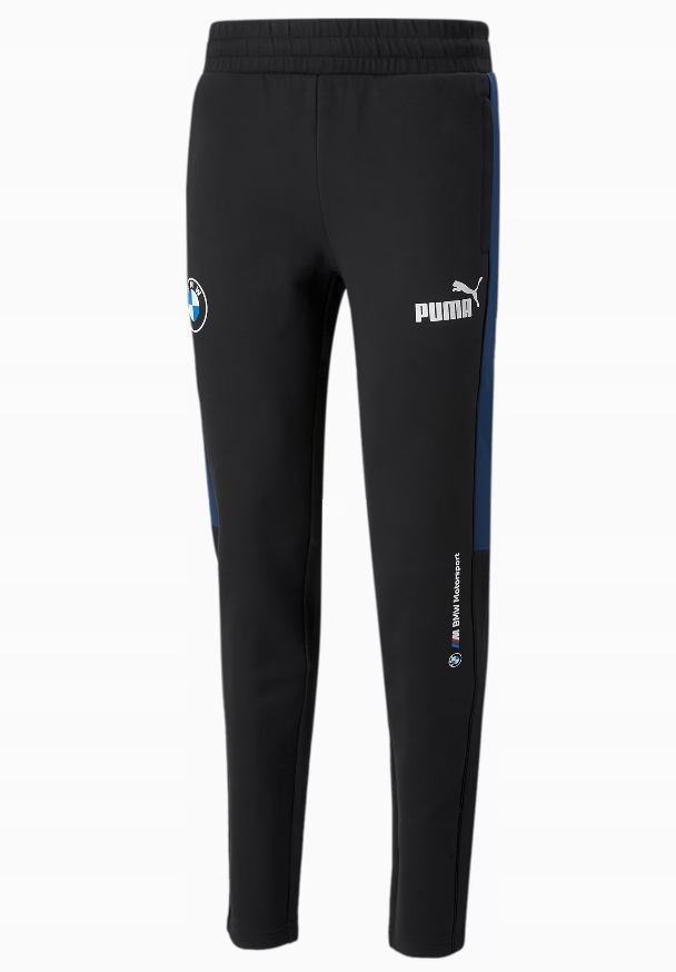 r.XL Spodnie Dresowe Męskie Puma Bmw czarne sportowe dresy joggery