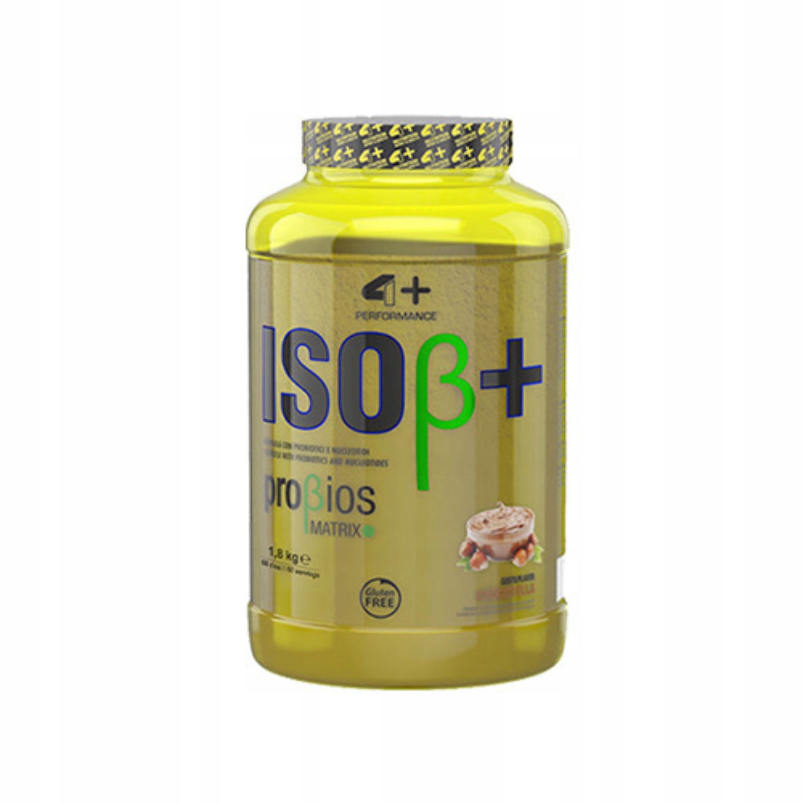 Proteinový Izolát 4+ Nutrition Iso+ 1800 g Wpi Vanilka Probiotikum Doplněk Stravy Síla