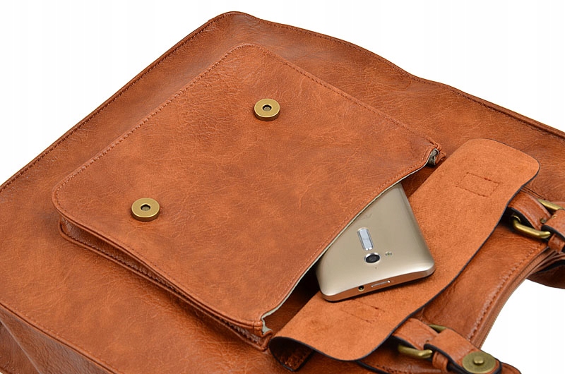 FLORA&CO TOREBKA damska SHOPPER klasyk A4 pasek Kolor beżowy