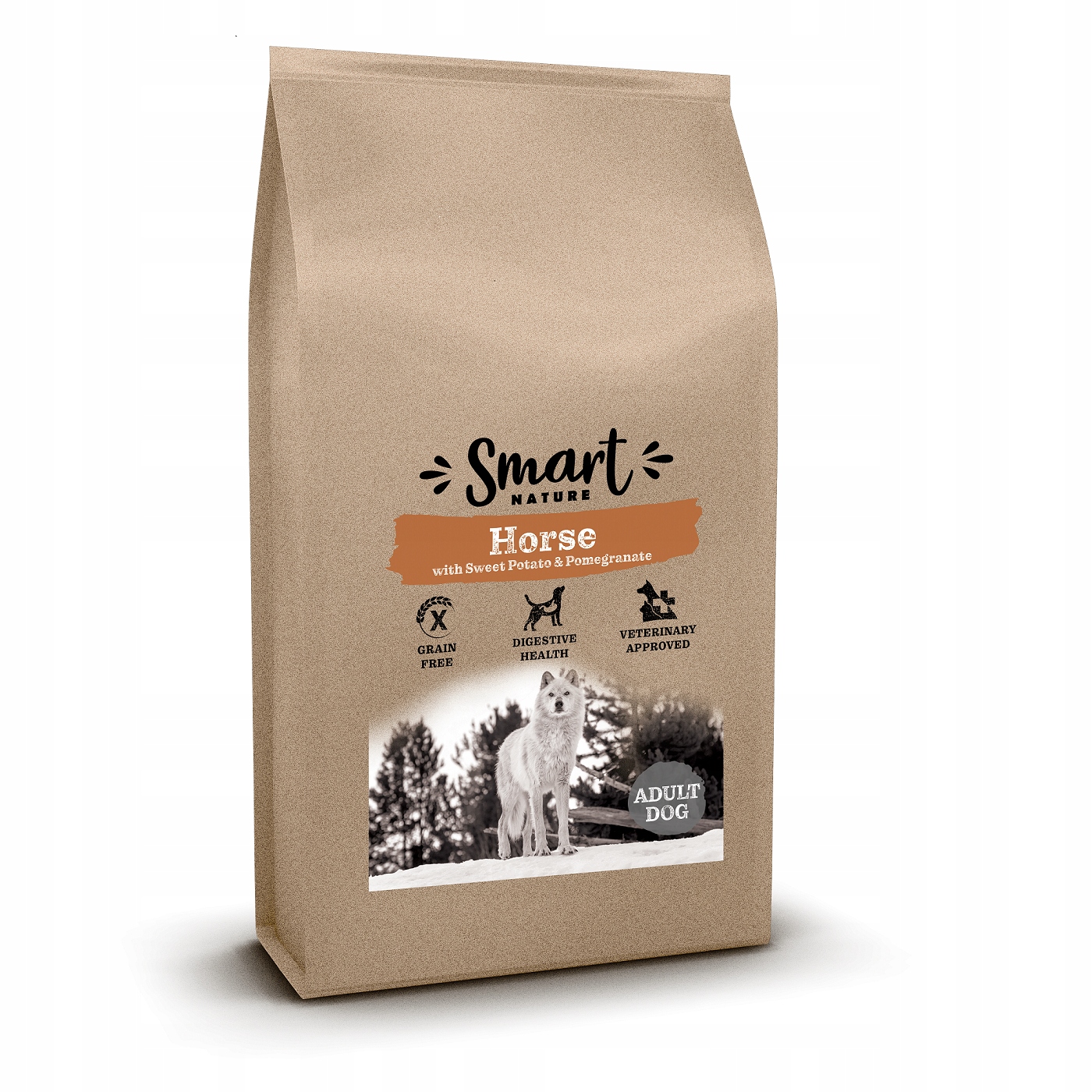 Smart Nature Konina 2kg monoproteinové krmivo pro psy, bez obilovin, bez kuřecího masa