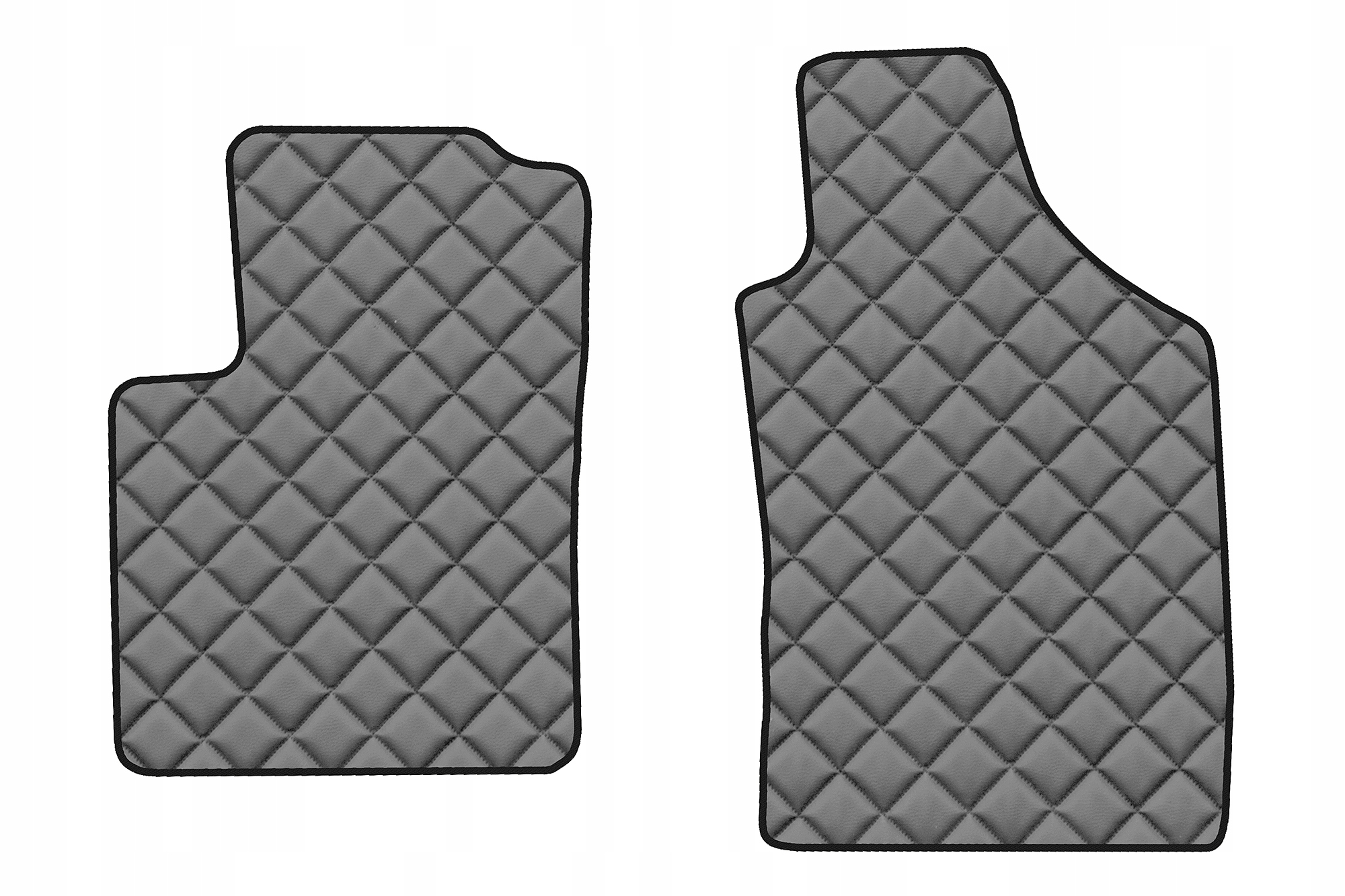 Килимки передні еко-шкіра FIAT 500 C 07-товсті