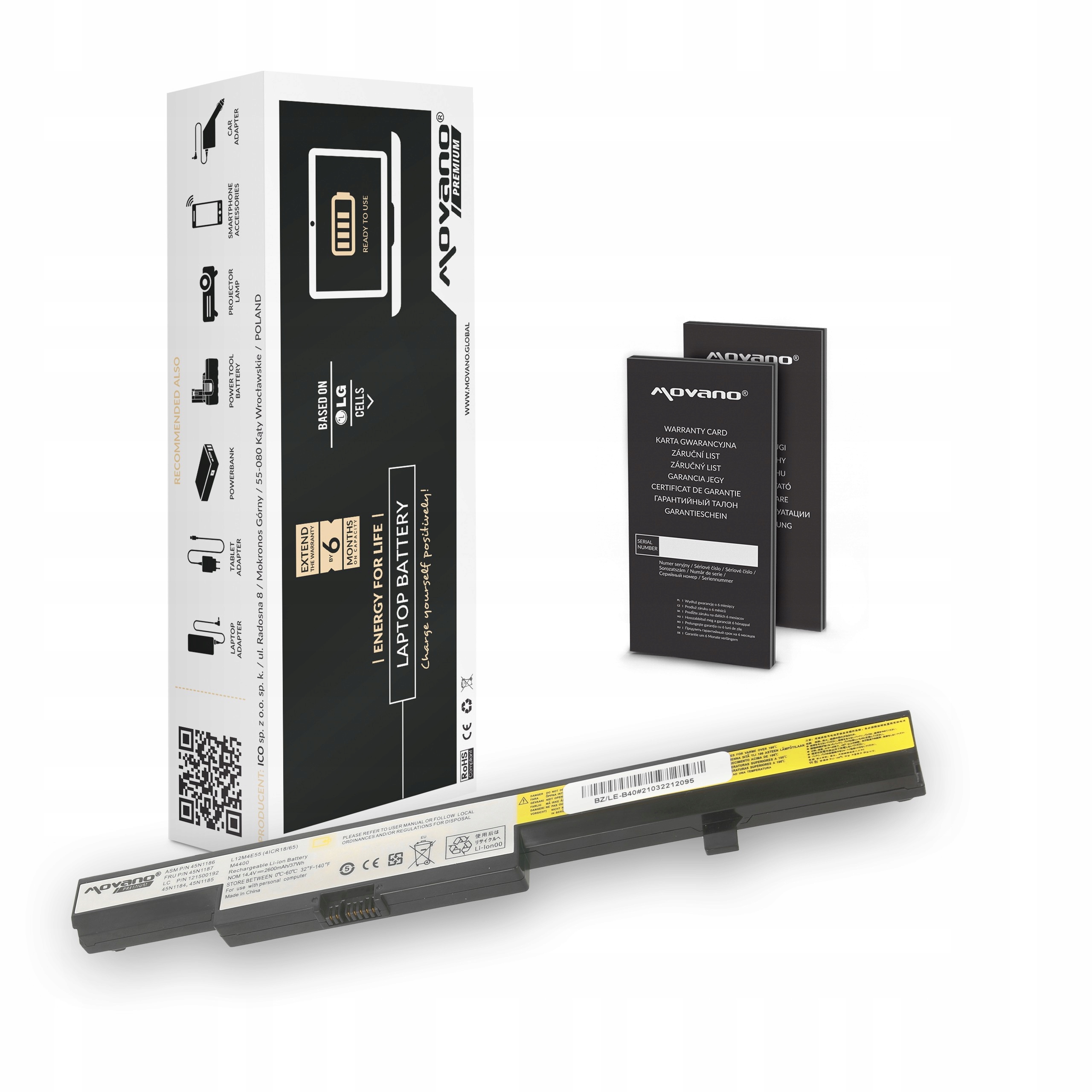 Baterie Movano Premium pro Lenovo B40, B50