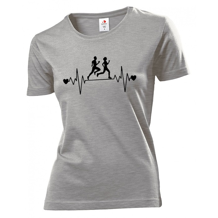 

Koszulka damska Linia życia Ekg bieganie L
