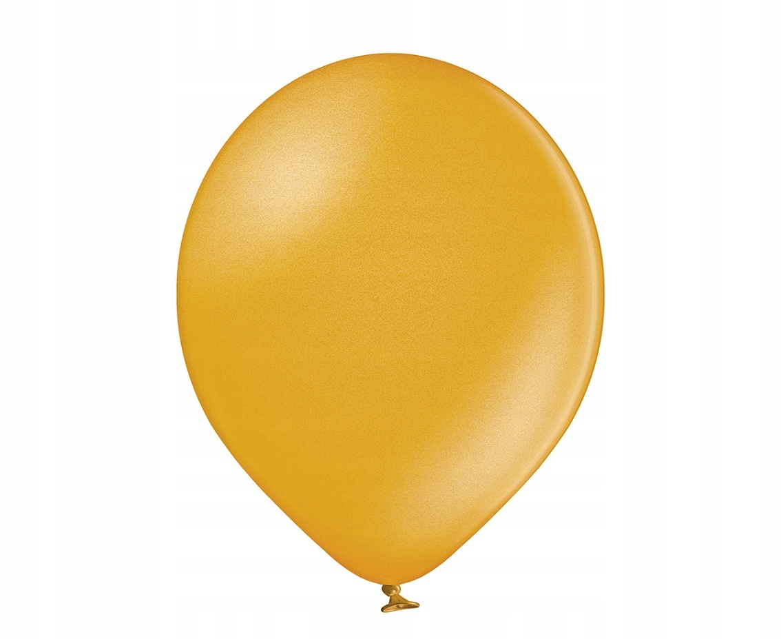 Balony metallic 30cm złote (B 105 golden) 50szt.  89-44 — 4