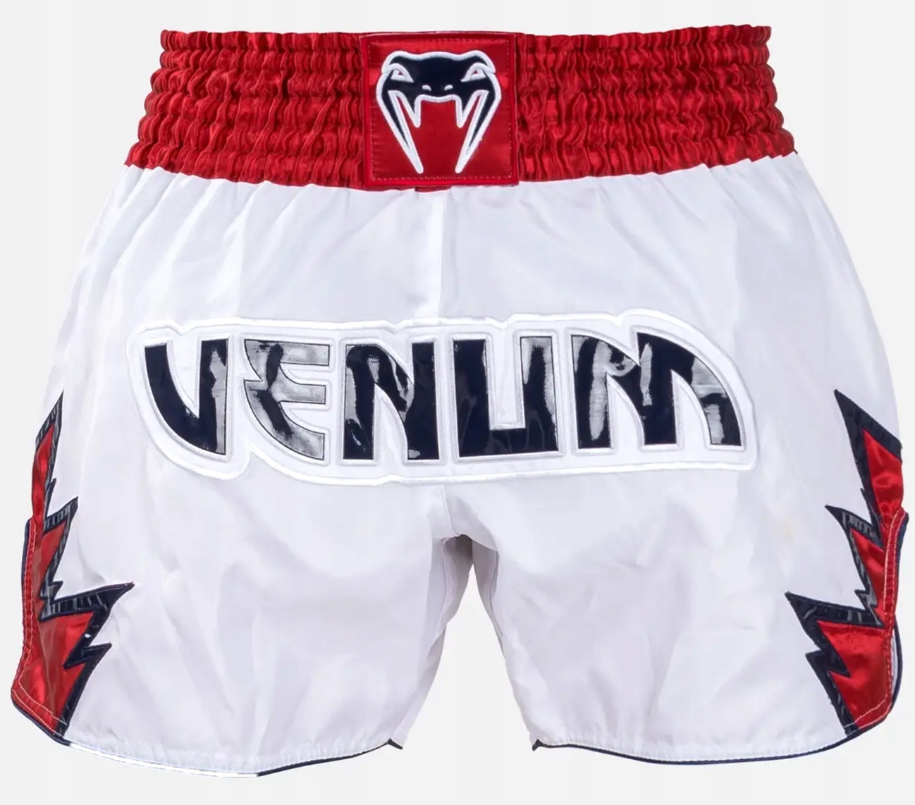 Kraťasy Venum Muay Thai Inferno, bílo-červené, XL