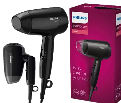 Mała Suszarka Do Włosów Philips Składana Podróżna Drycare Philips 1200 W