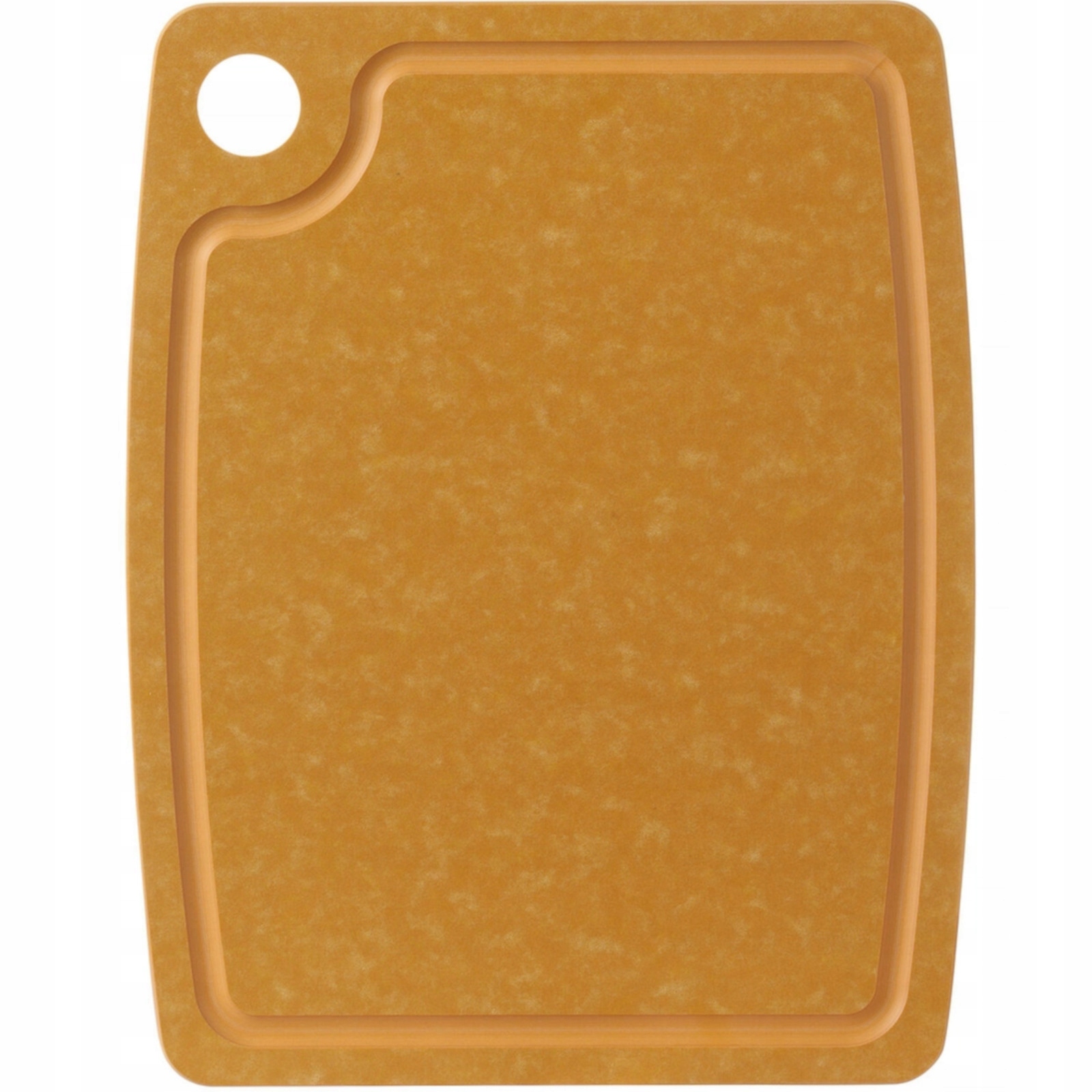 Kompozitní krájecí prkénko s dřevěným vláknem 370 x 275 x 6 mm, hnědé