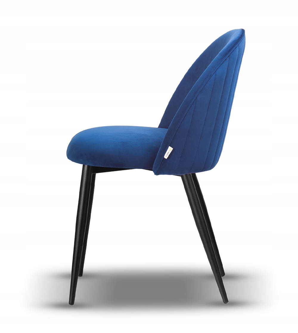 krzesło tapicerowane JAZZ granatowy noga czarna Informacje dodatkowe tapicerowany