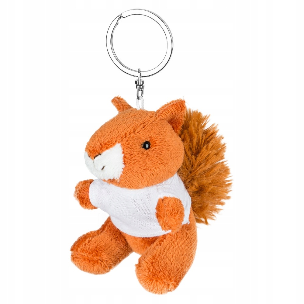 BRELOK PLUSZOWY do kluczy MASKOTKA wiewiórka
