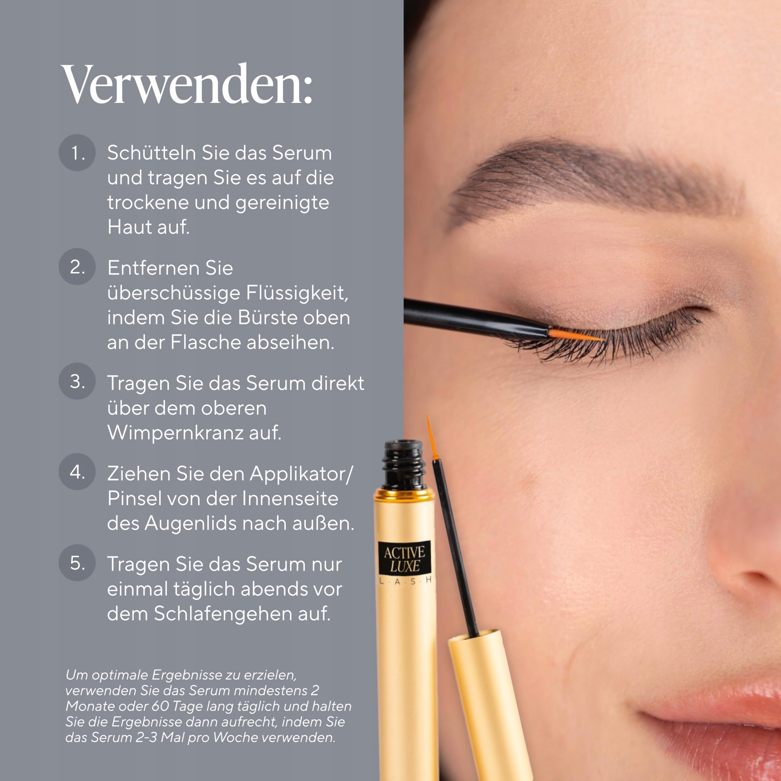 LONG4LASHES Serum Do Rzęs Wzrostu 60 Dni Kuracja 15 ml Testowane Klinicznie — miniatura 4