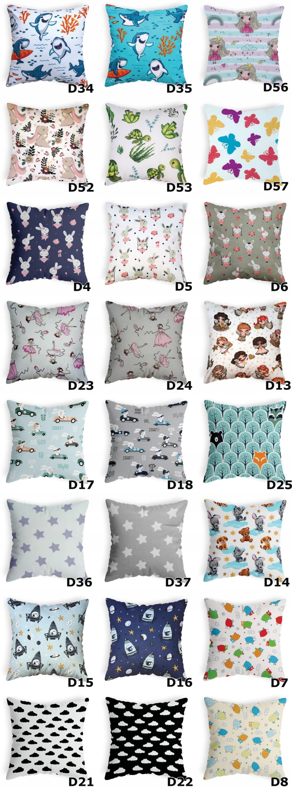 Poszewka na poduszkę - 45x45 - Duży Wybór Rodzaj dekoracyjna