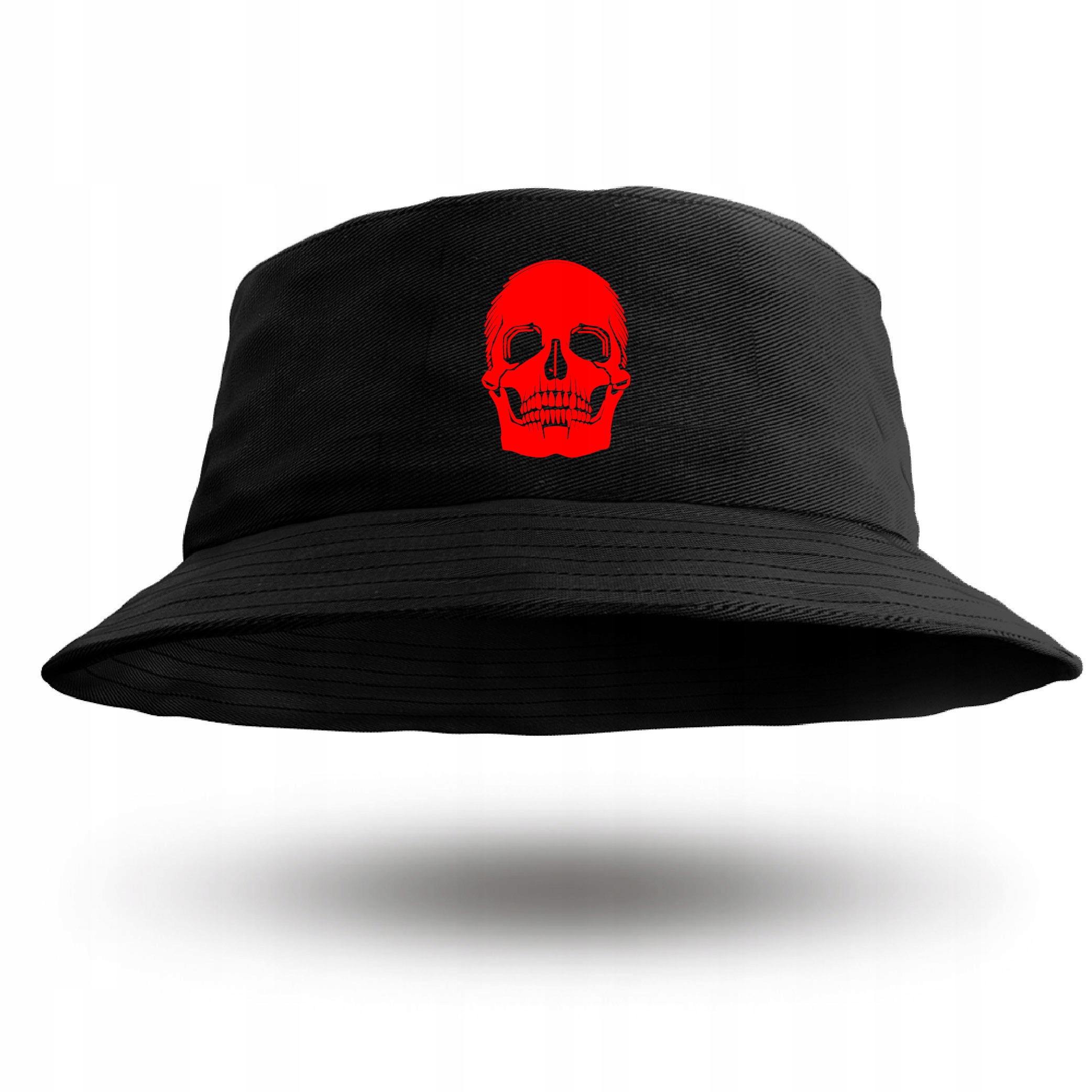 

Kapelusz Bucket Hat Grafika Czerwonej Czaszki Skul