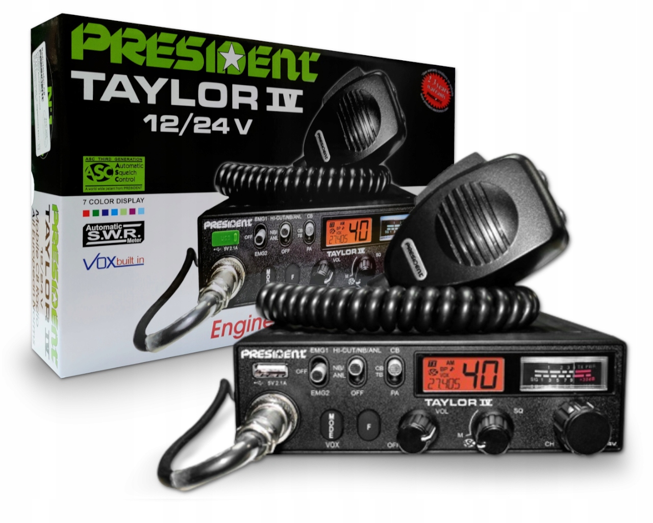 Cb Radio President Taylor IV