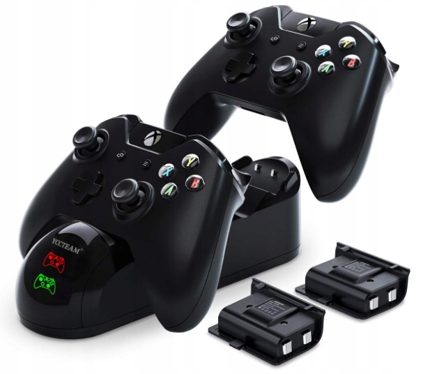 Ładowarka Kontrolerów Padów Do Xbox One/S/X/Elite Dwa Akumulatory Yccteam
