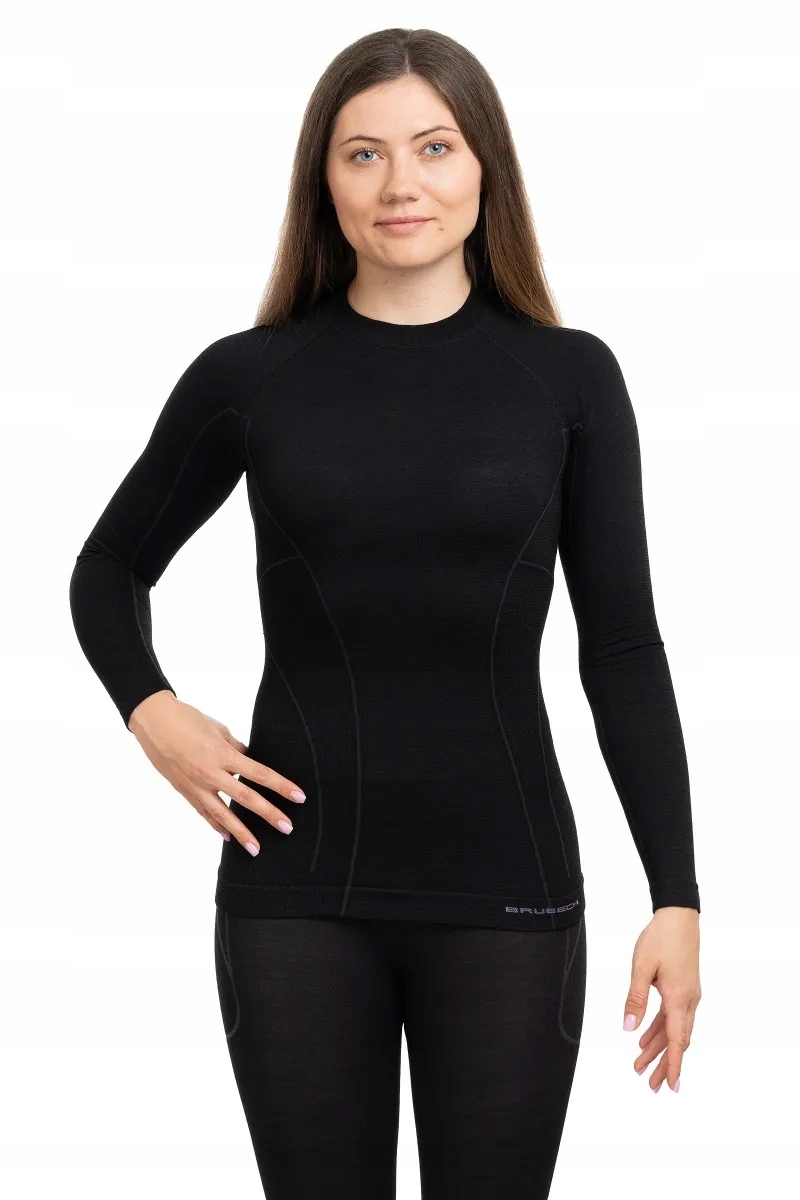 Brubeck Koszulka damska Active Wool LS12810 l
