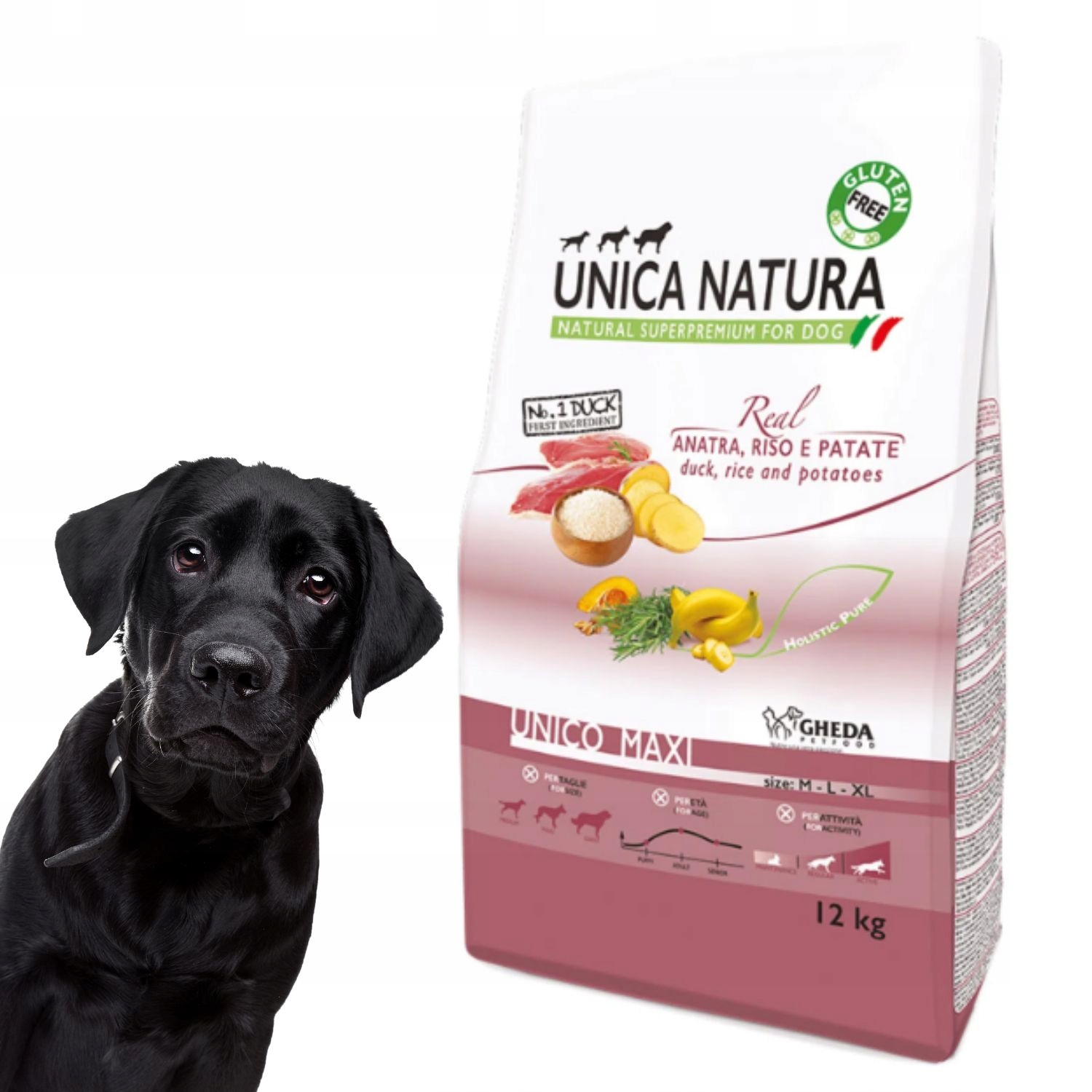 Unica Natura Unico Maxi Duck 12kg Kaczka