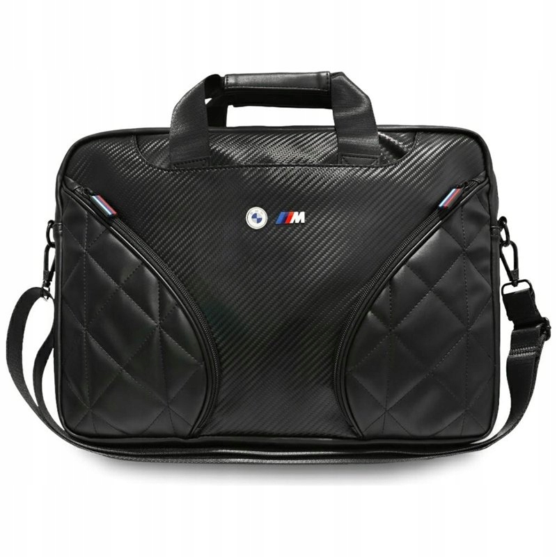 Bmw Carbon Pockets & Metal Logo Taška na notebook 16" (čierna)