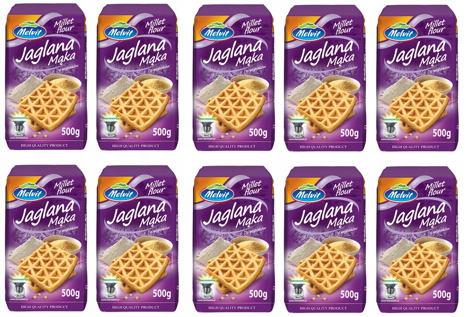 Levně 10 x 500 g Melvit Jáhlová mouka Svařovací