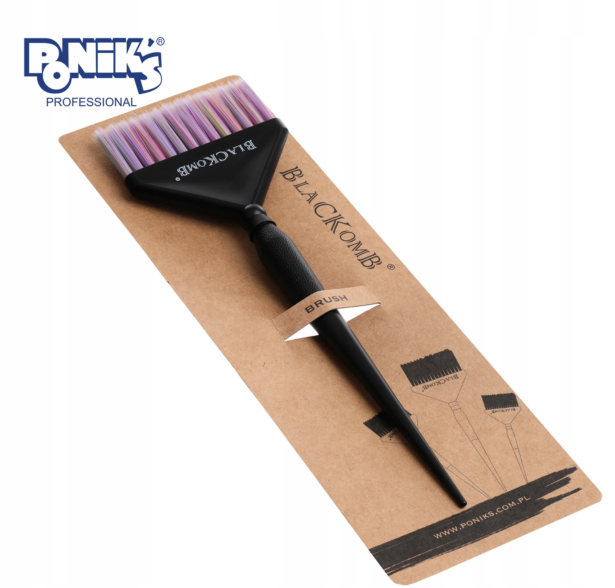 Pędzel Do Farbowania Włosów Nakładania Farby Duży Szeroki Pędzelek 6,5cm Marka Ponik's