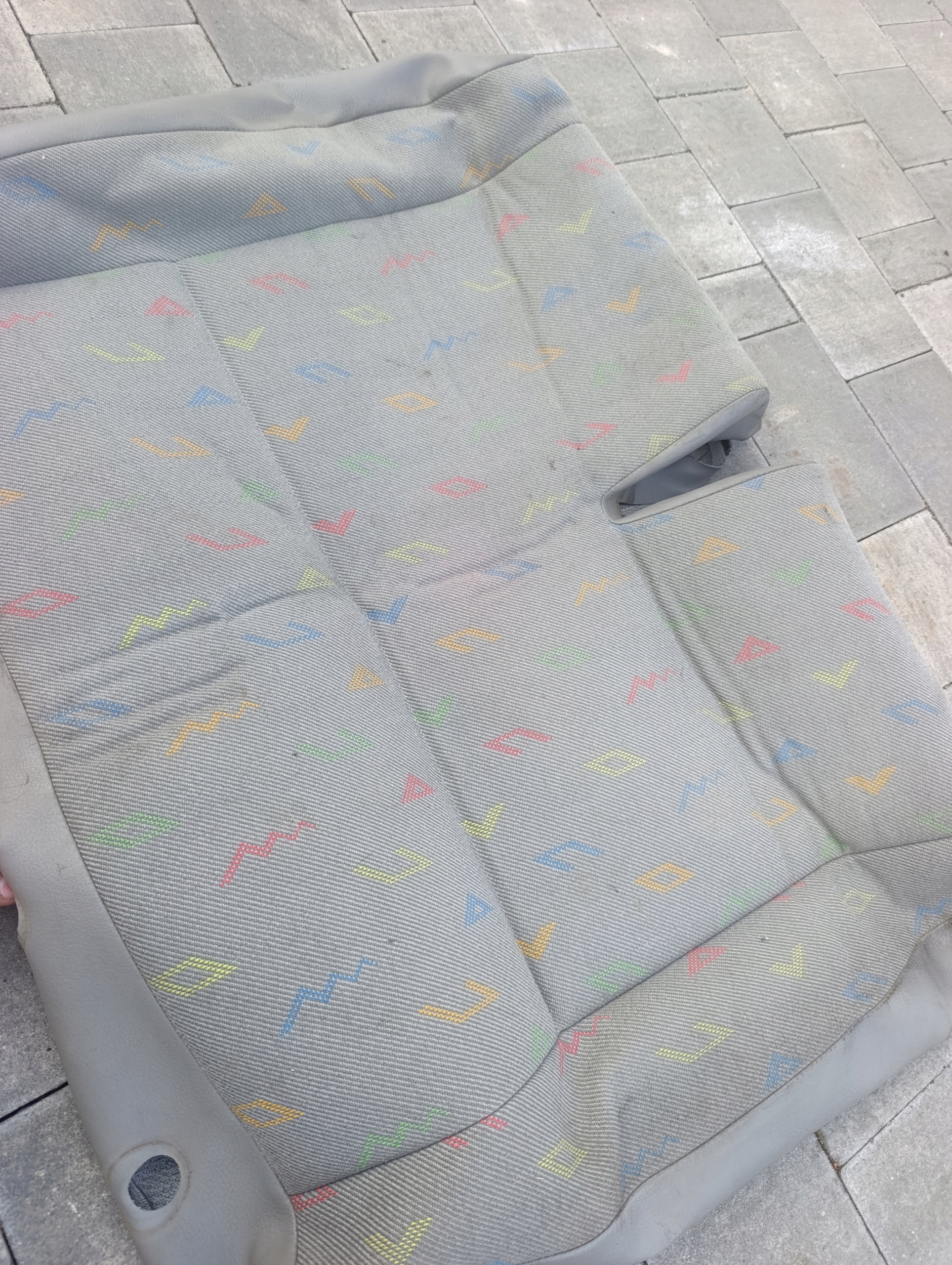 VW T5 upholstery material side cover dwojka front INKA