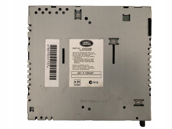 LAND ROVER L322 модуль управления радио VUX500480
