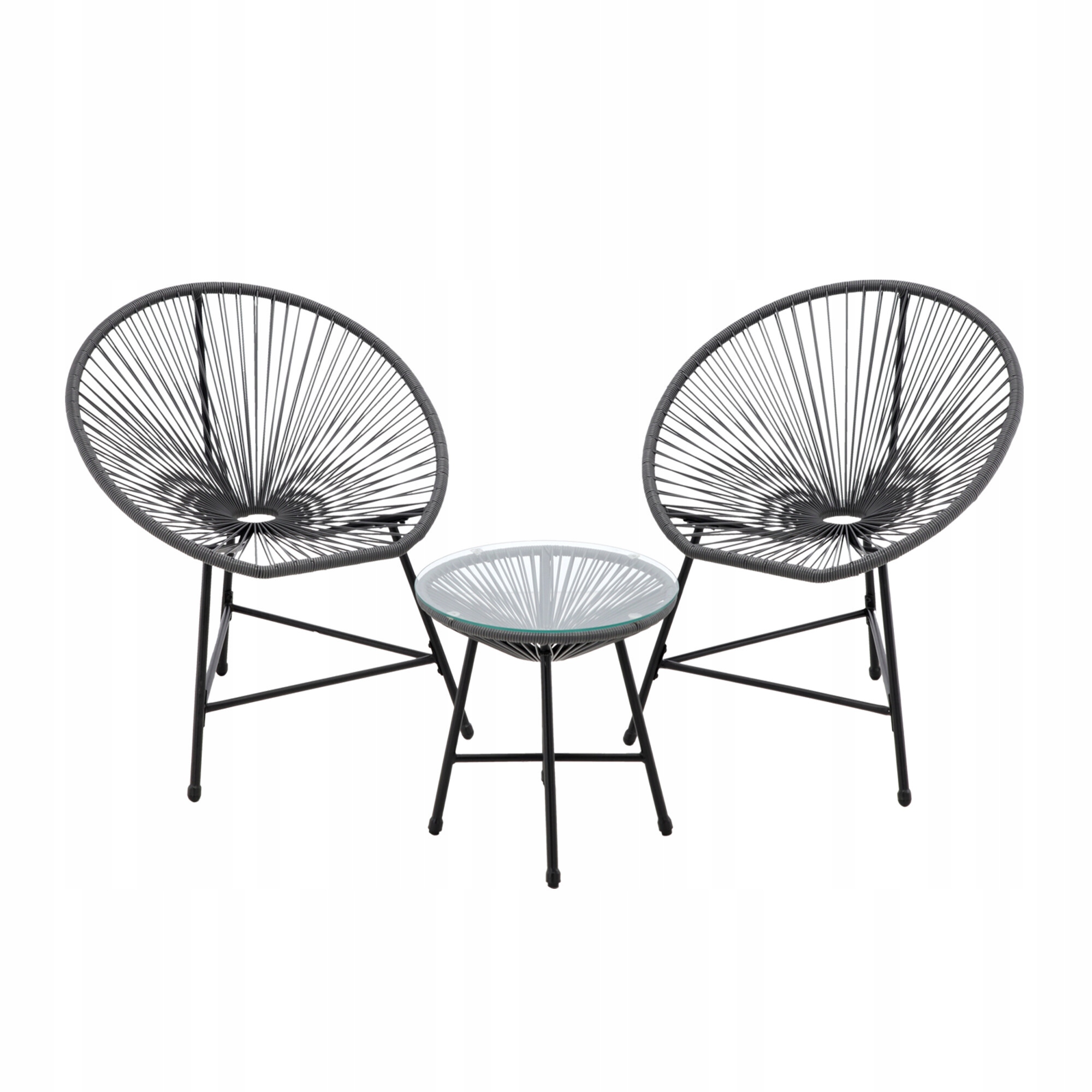 Aga Záhradná súprava Sivá