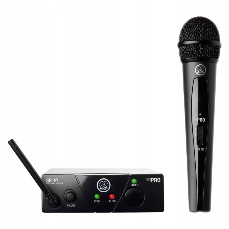Akg WMS-40 Mini Vocal Set Bd US45B Mikrofon Bezprzewodowy System Do Ręki