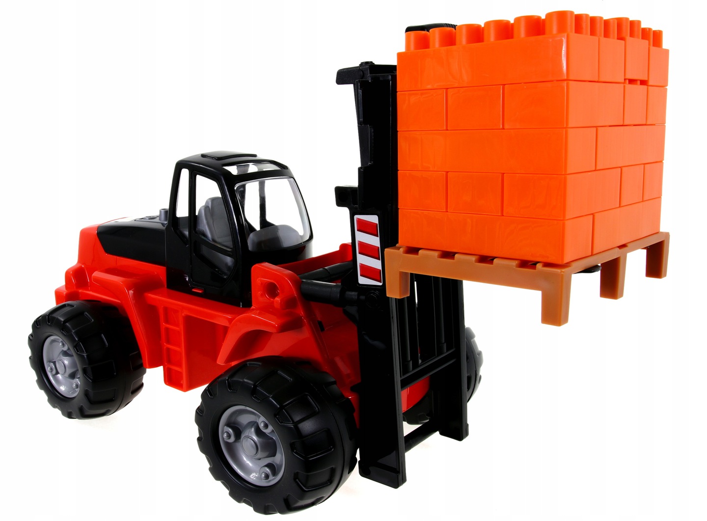 Duży wózek widłowy + klocki 47cm XXL WADER 1+ Rodzaj pojazdu wózek widłowy