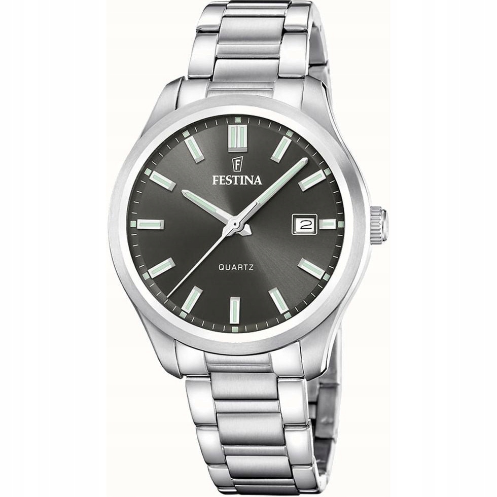 Pánské Hodinky Festina F20736-5 stříbrné