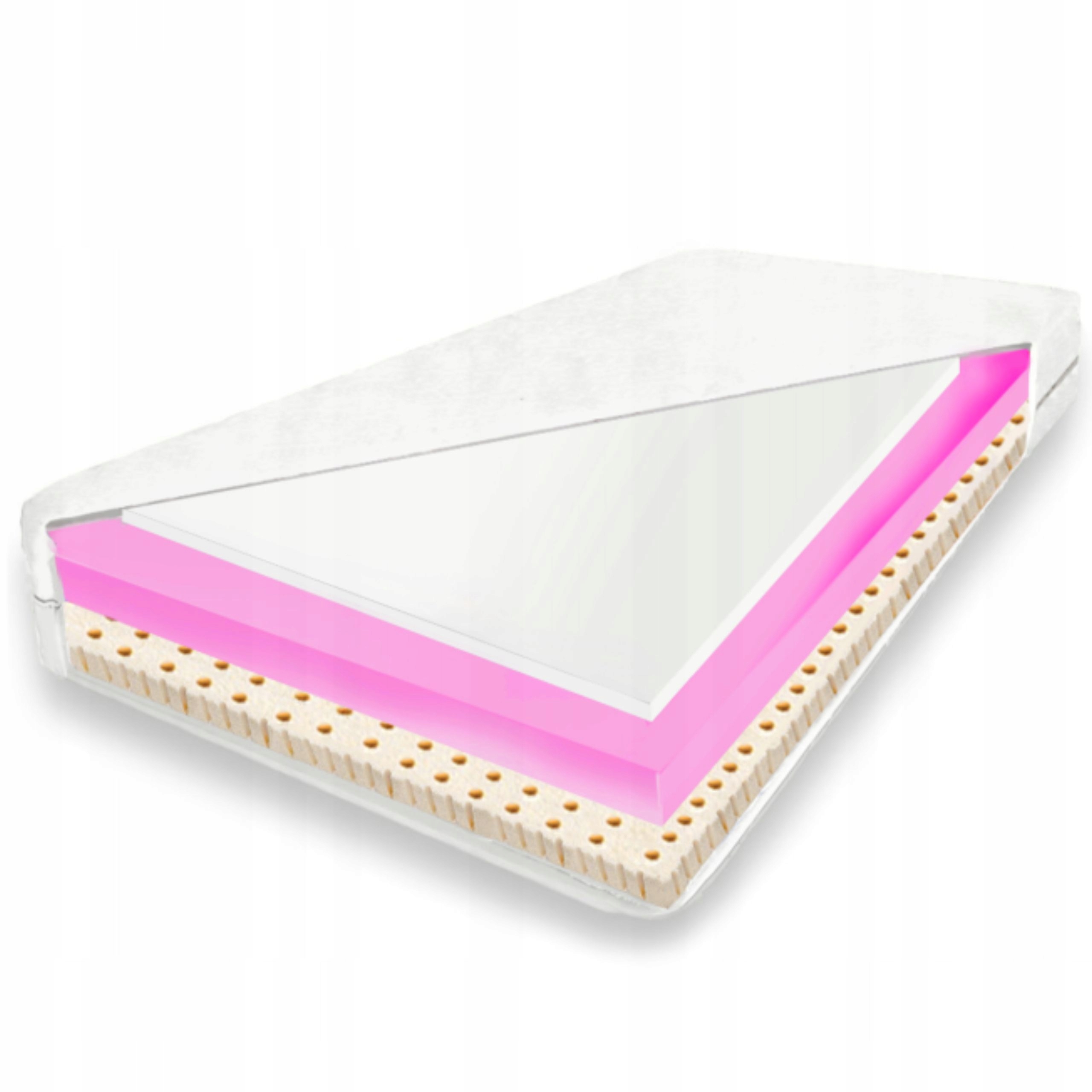 Matrac 90x200 hr visco s latexom, pružný, 13 cm, odolný, z peny H2