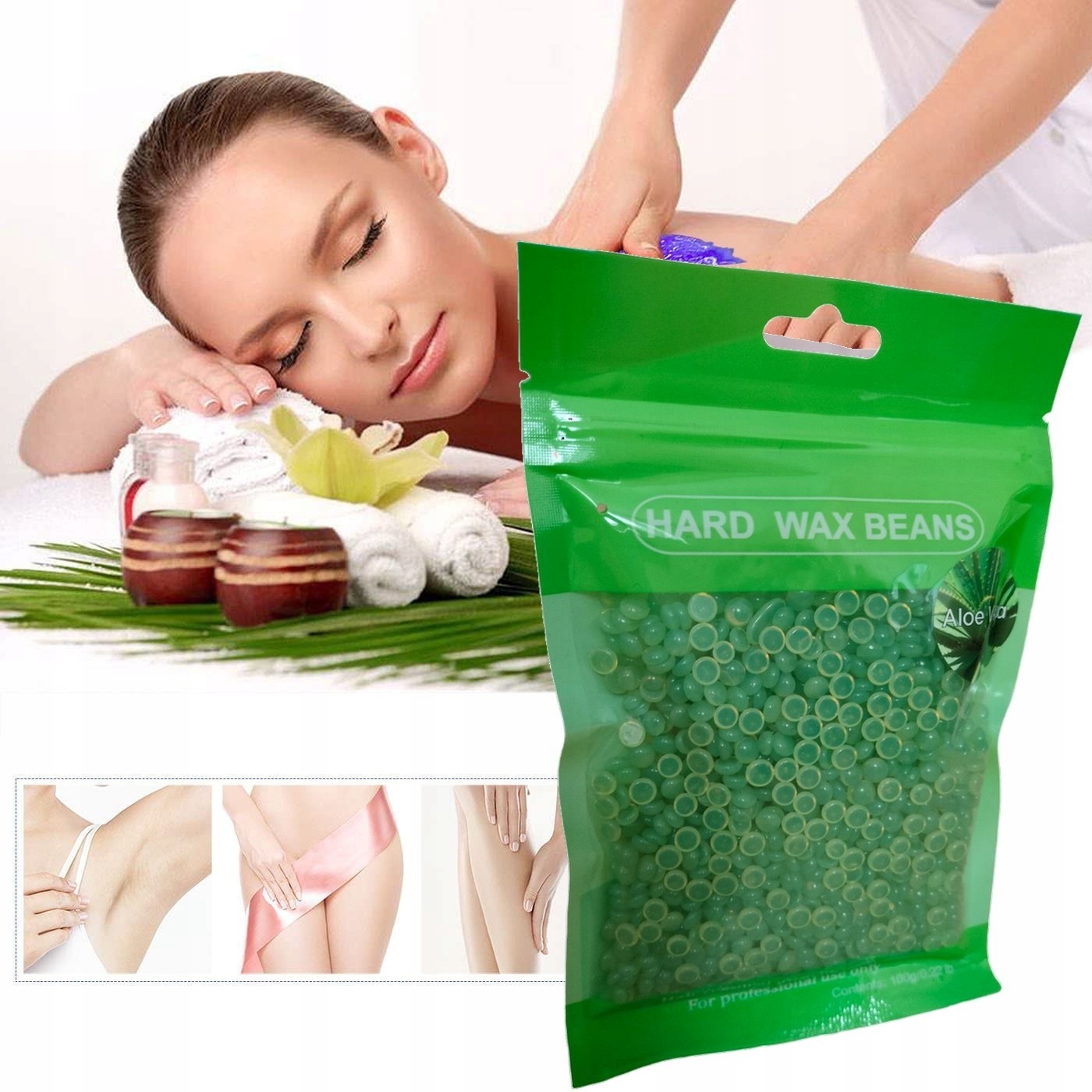 Wosk twardy DROPSY Do Depilacji Bezpaskowej Niskot Rodzaj wosk