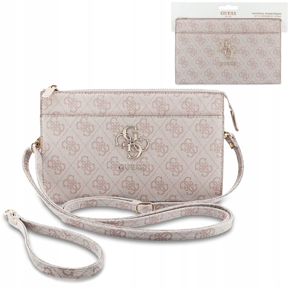 Guess 4G originální malá kabelka 2v1 crossbody pouzdro na telefon a klíče