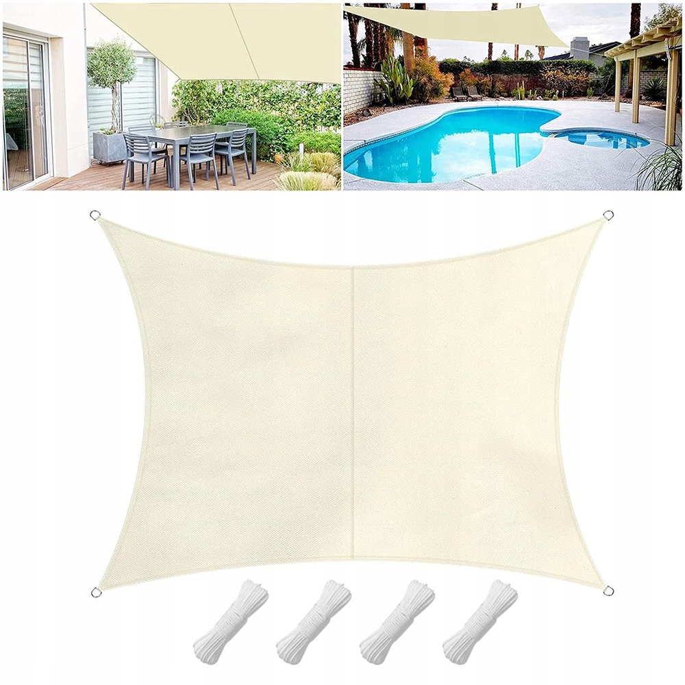 Sluneční plachta Voděodolná na terasu Markýza 4x5 m obdélníková Nová