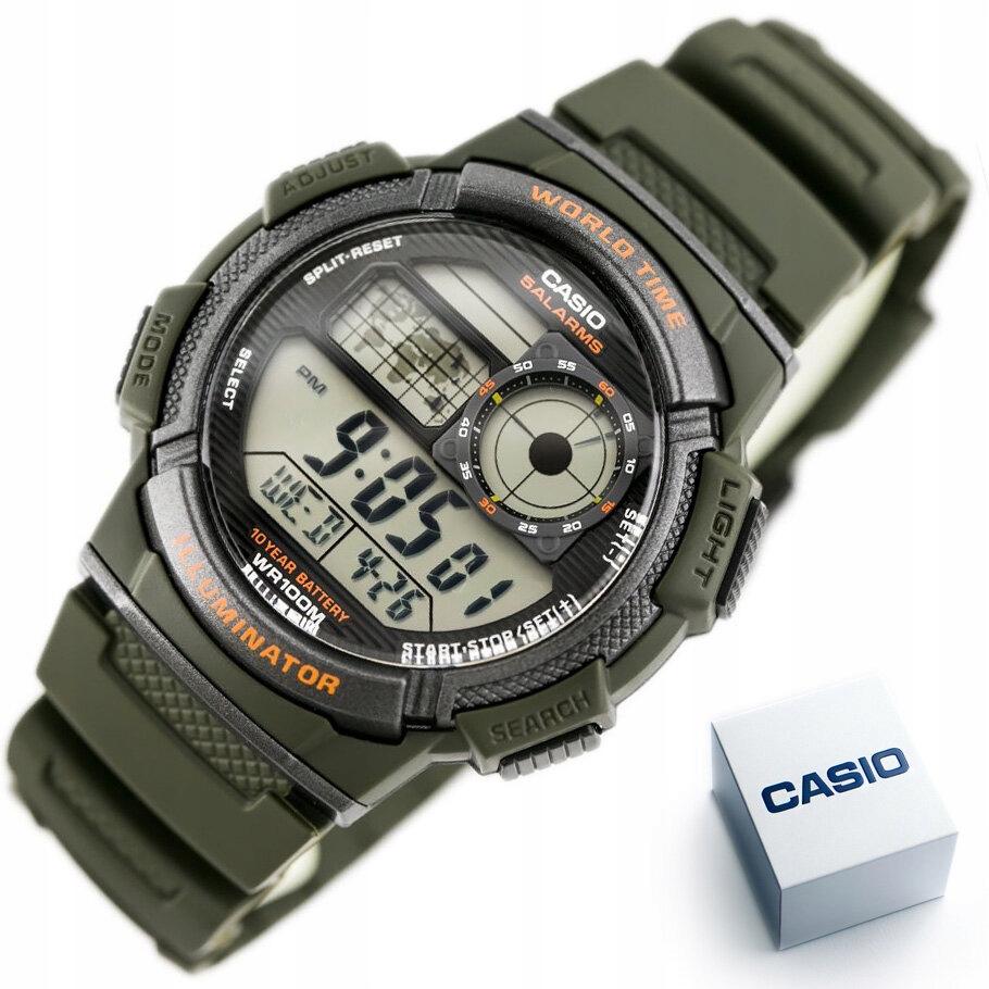 Voděodolné Pánské Hodinky Casio AE-1000W 3AV Dárek Krabička