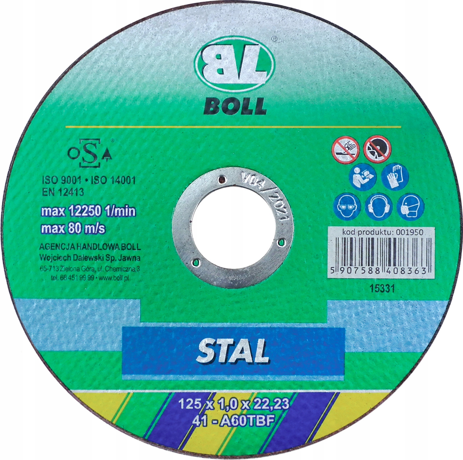 

Boll Tarcza Do Cięcia Stali 41-125x1,0 0501181