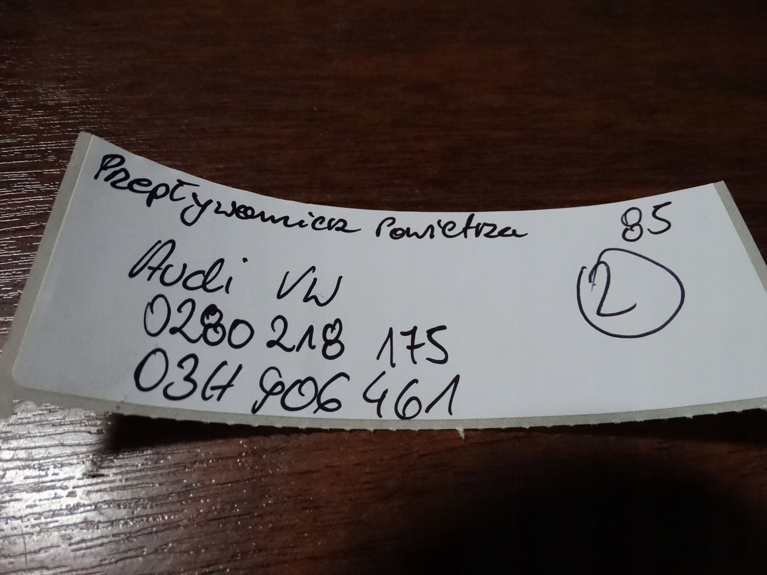 perfect condition flow meter air AUDI VW 1