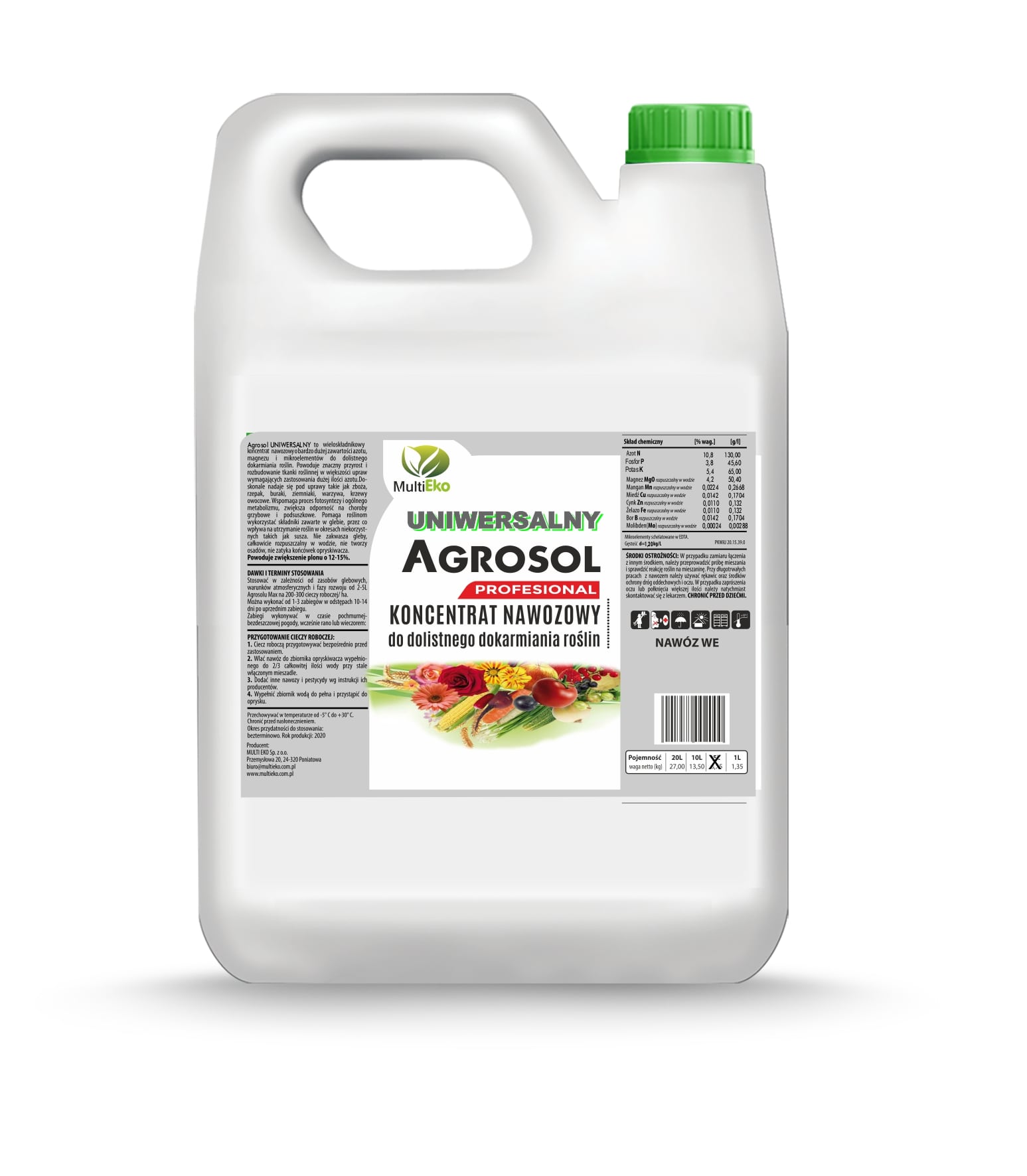

koncentrat nawóz uniwersalny wieloskładnikowy 5L