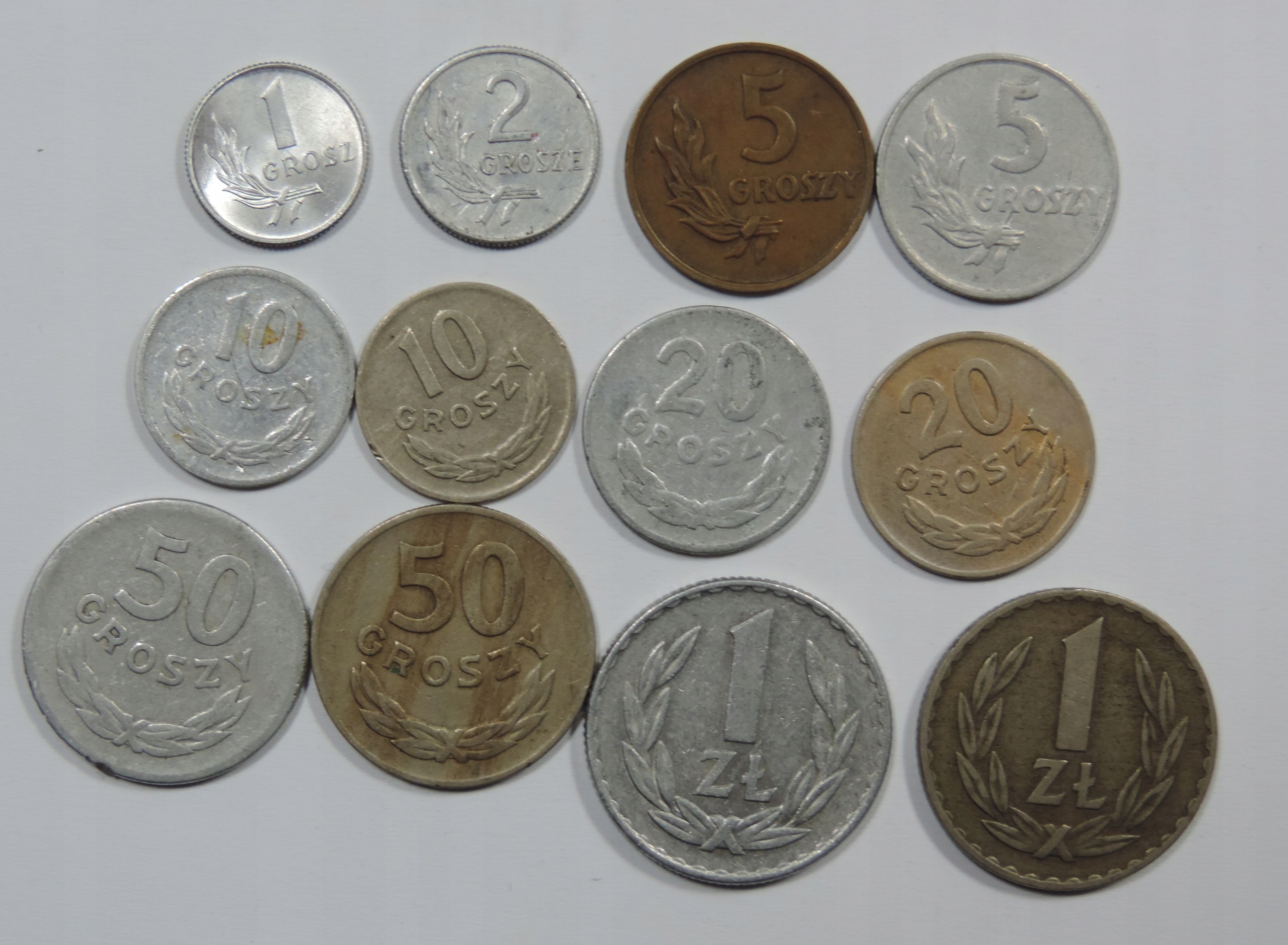 ZESTAW - 12x MONETA OBIEGOWA- POLSKA PRL - ROCZNIK 1949 - MIX -YA2794
