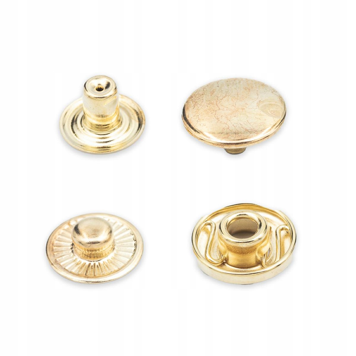 Druky cvoky kovové nerezové Alfa zlaté 15mm/720ks Mos