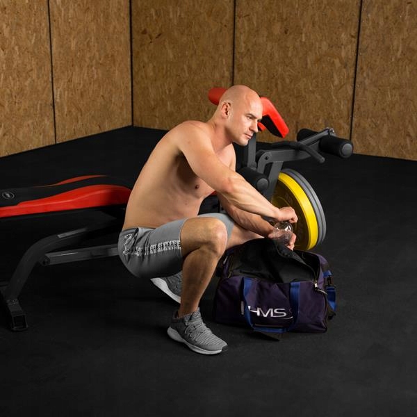 TORBA SPORTOWA FITNESS PODRÓŻNA KIESZEŃ NA BUTY Marka HMS